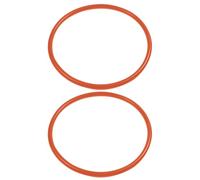 Zymoplas Comoda e pratica copertura per spinta a mano in silicone per sedia a rotelle di tutti i giorni Coperture per di spinta per sedia a rotelle universali, Arancione+2pz