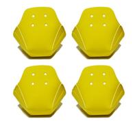 Zymoplas Confezione da 4 Protezioni a Rullo per puntali da Skate Caps Accessori per Protezioni per Esercizi di Allenamento per Pattinaggio Portatili per Adulti, Giallo