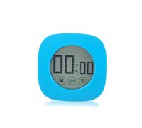 Zymoplas Conto alla rovescia Conto alla rovescia digitale Cronometro sportivo Touch Screen Minuto secondo Allarme elettronico portatile collegabile, Blu