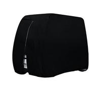 Zymoplas Copertura resistente per carrello da golf, impermeabile e antipolvere, in tessuto Oxford, copertura per carrello da golf, nero, 285 x 122 x 168 cm
