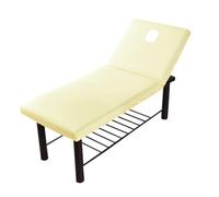 Zymoplas Coprilettino per spa confortevole e resistente per il Coprilettino per massaggi in poliestere Coprilettino di bellezza di grandi dimensioni, Beige