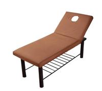 Zymoplas Coprilettino per spa confortevole e resistente per il Coprilettino per massaggi in poliestere Coprilettino di bellezza di grandi dimensioni, caffè