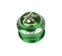 Zymoplas Cuffia per Cuscinetti Bici Forcella Anteriore Tubo Interno Dritto Set Testa Lega di Alluminio Tappi Superiori sigillati a Pressione Coperchi Gruppo vaschetta, Verde