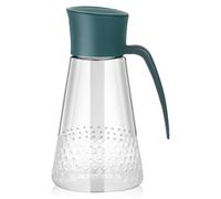Zymoplas Dispenser di olio portatile Bottiglia di soia con manico Contenitore per condimenti Ampolla Condimento per insalata Pentola Accessori per la casa, Verde