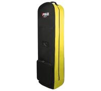 Zymoplas Durevole borsa da viaggio da golf con ruote per il vettore di stoccaggio di spedizione sicuro delle compagnie aeree, Giallo