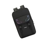 Zymoplas Elegante borsa nera per mazze da batteria per attrezzatura DJ percussioni portatile e versatile