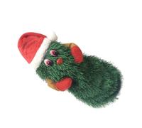 Zymoplas Giocattolo per albero di Natale elettrico per bambini Squisita disposizione della scena Figurine Giocattoli danzanti alimentati a batteria Ornamento del festival