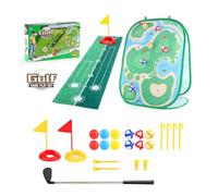 Zymoplas Gioco da Esterno Giocattolo Set da Golf per Il Divertimento dei Bambini Giochi Esterno ABS Giocattolo Giocattoli Set Golf Lancio Tre in