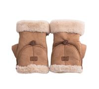 Zymoplas Guanti comodi per colori finti Flip Soggiorno caldo con guanti alla moda Per Carhartt convertibili Flip Cold Cold Weather, Cachi