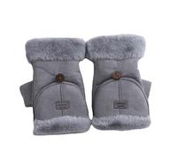 Zymoplas Guanti comodi per colori finti Flip Soggiorno caldo con guanti alla moda Per Carhartt convertibili Flip Cold Cold Weather, Grigio
