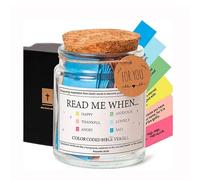 Zymoplas I barattoli della Bibbia leggono quando mini cartoline motivazionali per l'incoraggiamento quotidiano Il barattolo dei versetti della Bibbia in vetro Leggi quando i barattoli dei versetti