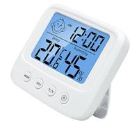 Zymoplas Igrometro Termometro LCD Misuratore di umidità Schermo per Interni Dati Chiari Pratico Multifunzione Funzionamento Semplice