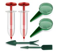 Zymoplas Kit di strumenti per la semina innovativo per un giardinaggio efficiente Strumenti per la semina manuale da giardino Mini per in ABS Set di per, digitare+1
