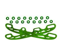 Zymoplas Lama da Hockey su Ghiaccio dai Colori Brillanti, Facile da installare e Robusta con Lama per Pattini a rotelle per Ampia Applicazione in Acciaio Inossidabile, Verde