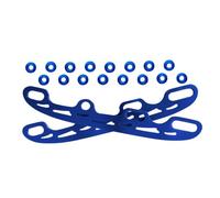 Zymoplas Lama da Hockey su Ghiaccio dai Colori Brillanti, Facile da installare e Robusta con Lama per Pattini a rotelle per Ampia Applicazione in Acciaio Inossidabile, Blu