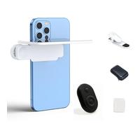 Zymoplas Lenti effetto specchio per fotocamere per smartphone, riflessi mozzafiato, set di specchi pieghevoli regolabili, fotografia con smartphone, bianco