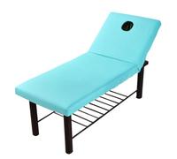 Zymoplas Lenzuolo Lavorazione Copridivano Lavorazione artigianale con cinturino elastico Avvolge tutto intorno Forniture per massaggi traspiranti del cavo, Blu