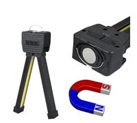 Zymoplas Luce per il fitness Luce magnetica portatile magnetica LED da campeggio Illuminazione multifunzionale 7 livelli di oscuramento USB grado Banca
