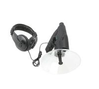 Zymoplas Microfono direzionale professionale per telescopio a lunga per ascolto remoto Microfono parabolico in ABS monoculare
