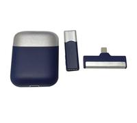 Zymoplas Mini microfono wireless Microfono da bavero ricaricabile per interviste con ricevitore Custodia di ricarica Accessori per l'aula streaming dal Per vivo, Tipo 2