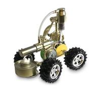 Zymoplas Motore in metallo Modello Auto in Miniatura Scienza fisica Esperimento Motore Apprendimento Insegnamento Giocattolo Accessori Famiglia Amici