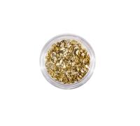 Zymoplas Nail Art Pietre di vetro frantumate Glitter Eccellente lucentezza Frammento di cristallo personalizzato Accessori per manicure Creazione di gioielli, Giallo chiaro