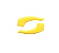 Zymoplas Occhiali Ear Grip Silicone Antiscivolo Occhiali Da Vista Punte 1 Paio Elastico Antiscivolo per Bambini Adulti, Giallo