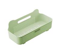Zymoplas Organizzatore per mensole da bagno di grande capacità per forniture per doccia Portaspezie a parete in ABS per riporre oggetti in cucina, Verde, 26 * 13 * 8 cm