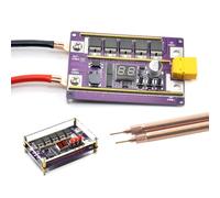 Zymoplas PCB Scheda di Controllo di Saldatura Tenuto In Mano Regolabile 12V 99 Ingranaggi Accurato FAI DA TE Piastra In Acciaio Per Inox Saldatore a punti con la Penna, Digitare 2