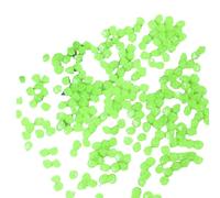 Zymoplas Pietra luminosa a forma di diamante per illuminazione esterna, molto adatta per l'architettura del paesaggio e la disposizione del giardino. Fluorite, verde, 1000 pezzi