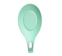 Zymoplas Poggia cucchiaio in silicone per una comoda esperienza di bere il tè PP Poggia cucchiaio Poggia cucchiaio Cucchiaio da cucina Pala, Lago Verde, 1