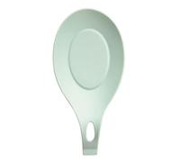 Zymoplas Poggia cucchiaio in silicone per una comoda esperienza di bere il tè PP Poggia cucchiaio Poggia cucchiaio Cucchiaio da cucina Pala, verde, 1