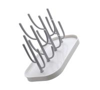 Zymoplas Portabiberon a forma di cactus Scaffali di scarico in stile nordico Portabicchieri multifunzionale Asciugatrice staccabile, Grigio