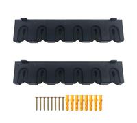 Zymoplas Portacanna da Pesca Garage a Parete Home Palo Orizzontale Rack di stoccaggio Riposo Lake River Gear Accessori per l'organizzazione, 8 Fori
