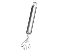 Zymoplas Raschietto per scaglie di pesce in cocco portatile in acciaio inossidabile Grattugia Strumenti per la rimozione della piallatura Trituratore per utensili da cucina