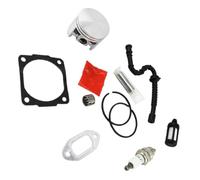 Zymoplas Risparmia tempo di fissaggio con il kit pistone da 44 mm per motoseghe MS260. Il pacchetto include kit pistone ABS