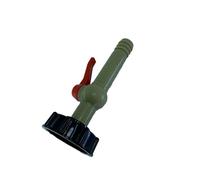 Zymoplas Rubinetti per beccuccio in plastica per contenitori IBC Rubinetti per da Giardino per Domestico Accessori per Botti di Montaggio, Dritto 25mm