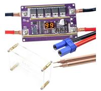 Zymoplas Saldatore a punti DIY Set 99 Ingranaggi PCB Scheda di Controllo 0.05-0.3mm Penna Portatile Li Batteria Saldatrice di Stoccaggio di Energia