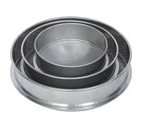 Zymoplas Set di 3 setacci da Giardino in Acciaio Inossidabile per Amanti del Giardinaggio, setaccio da Giardino per e Pietre, setacci e setacci da Giardino