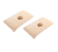 Zymoplas Set di copriletti per estetica per sedute di spa e cura della pelle, coprilettino per massaggi, 2 pezzi, coprilettino morbido con foro per il viso, D