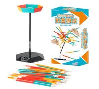 Zymoplas Set di Giochi con Bastoncini impilabili per Famiglie per Un Divertimento Senza fine ABS Balance Stacking Joy Puzzle Balance Game Clash Game