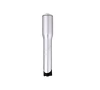 Zymoplas Sostituzione dell'adattatore del riser del manubrio Raccordo robusto per il ciclismo Parti telaio della bicicletta Riser dell'estensione anteriore Accessori per biciclette, Argento/25.4 mm
