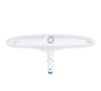 Zymoplas Spazzola per Piscina Dispositivo di rimozione dello Sporco Antiscivolo Resistente all'Usura Spazzola Portatile Flessibile per impieghi gravosi Testa di aspirazione per Risparmiare Tempo