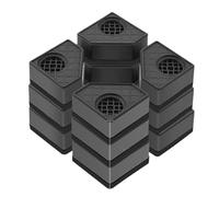 Zymoplas Staffa per ruota ad onda del tamburo per assorbimento degli urti per la riduzione del rumore, afferrando saldamente i piedi della lavatrice, Quadrato a tre strati