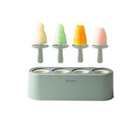 Zymoplas Stampo per caramelle al ghiaccio in silicone per caramelle al ghiaccio da cucina. Lo stampo per in silicone antiaderente a rilascio facile può facilmente ghiacciare, Modello verde chiaro