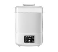 Zymoplas Sterilizzatore ed essiccatore per biberon a vapore elettrico Sterilizzatore ed essiccatore per biberon elettrico in PP ad asciugatura rapida più igienico, bianco