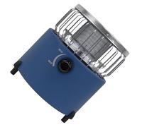 Zymoplas Stufa da campeggio regolabile e riscaldatore per tenda, resistente agli urti, caldo in qualsiasi condizione atmosferica, stufa in acciaio inox, blu
