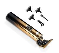 Zymoplas Tagliacapelli elettrici Ricaricabile Cordless Regolabile Trimmer Macchina da barba da viaggio Rasoio da barbiere per uomo, Oro