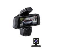 Zymoplas Telecamera da cruscotto a tre Per canali per auto Fotocamera anteriore 1080P 480P ABS posteriore integrato a 120° con batteria