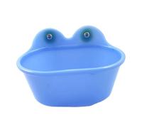 Zymoplas Vasca da Bagno per Uccelli a Specchio Comoda e Pratica per Uccelli da Compagnia Vasca Bagno per con Centro Commerciale di Costruzione Durevole con plastica a Specchio, Blu